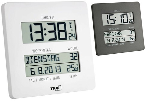 Funkwanduhr timeline tfa - funkwanduhr,