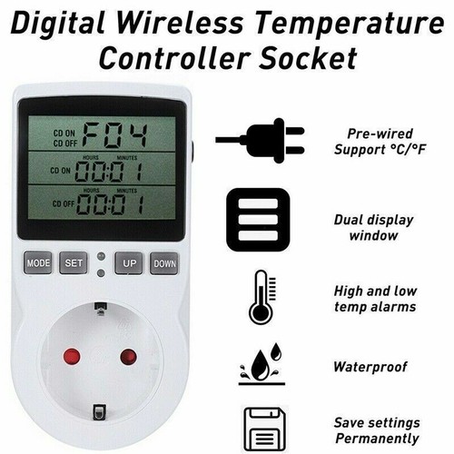 Digital thermostat steckdose - digital,