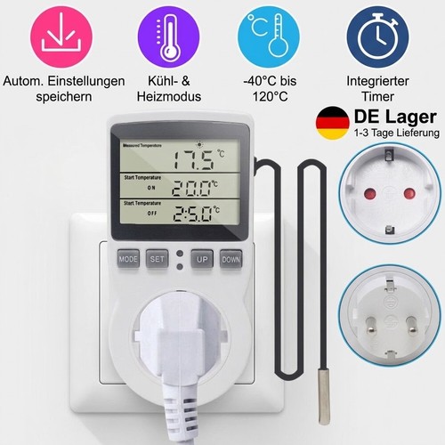 Digital thermostat steckdose - thermostat,