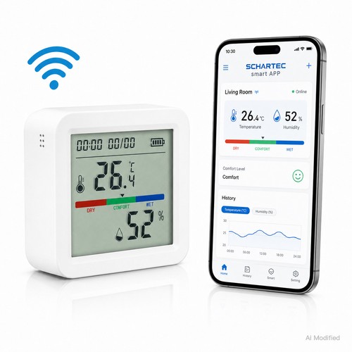 Schartec temperatursensor wifi - schartec,
