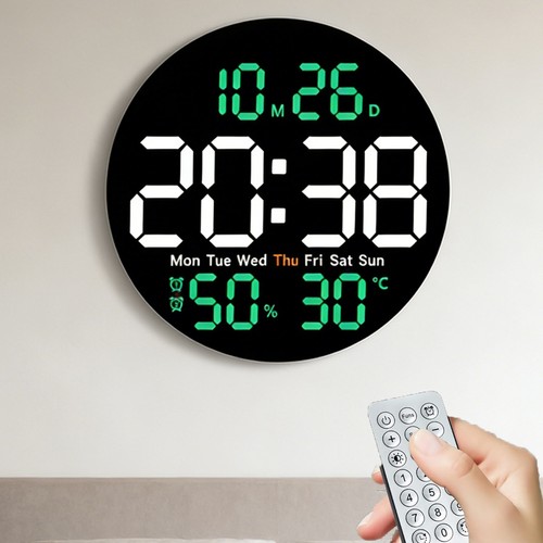 Digitale wanduhr led - digitale,