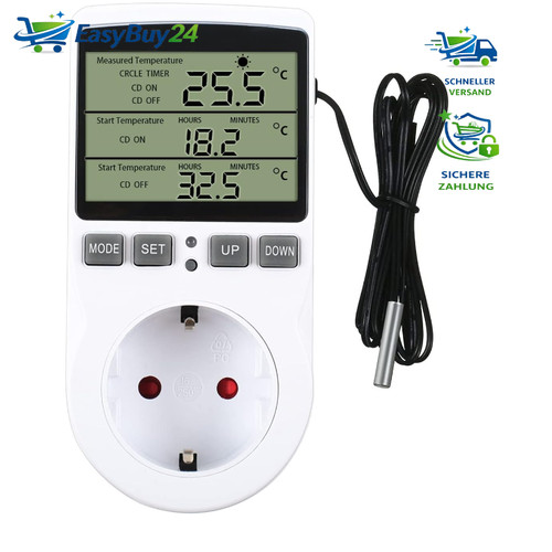 Temperaturregler steckdose - temperaturregler,