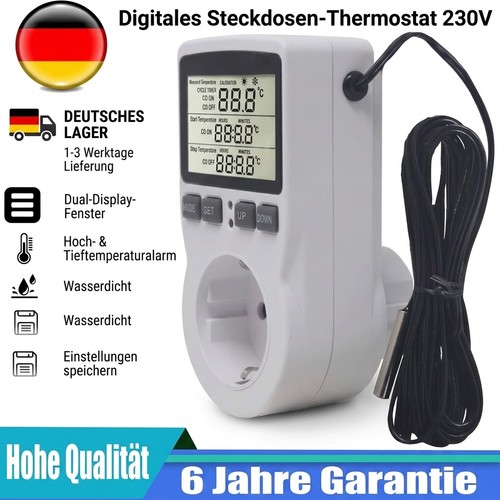 Temperaturregler steckdose - temperaturregler,
