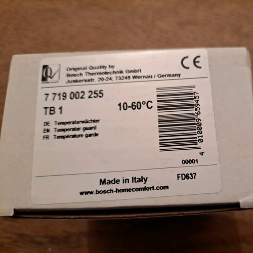 Bosch regelungszubehör 1 - regelungszubehör, tb